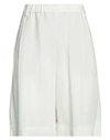 Brunello Cucinelli Tailored Bermuda Shorts In White