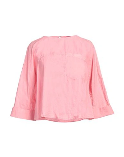 Peserico Easy Woman Top Pink Size 6 Cotton