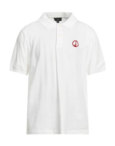 Dunhill Man Polo Shirt White Size 3xl Cotton