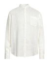 Grifoni Man Shirt White Size 42 Linen