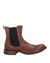 FIORENTINI + BAKER FIORENTINI+BAKER MAN ANKLE BOOTS BROWN SIZE 11 LEATHER