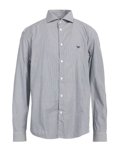 Emporio Armani Man Shirt Black Size Xxl Cotton