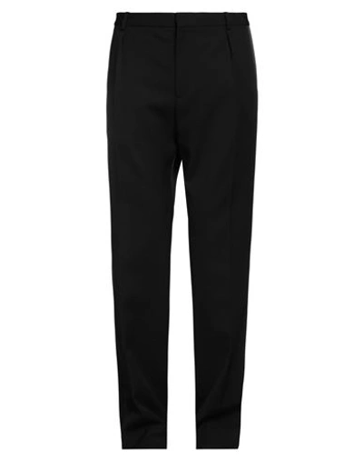 Saint Laurent Man Pants Black Size 38 Wool, Polyester
