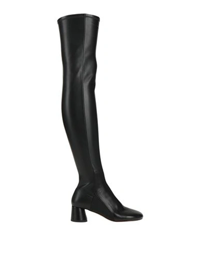 Proenza Schouler Woman Knee Boots Black Size 7 Soft Leather