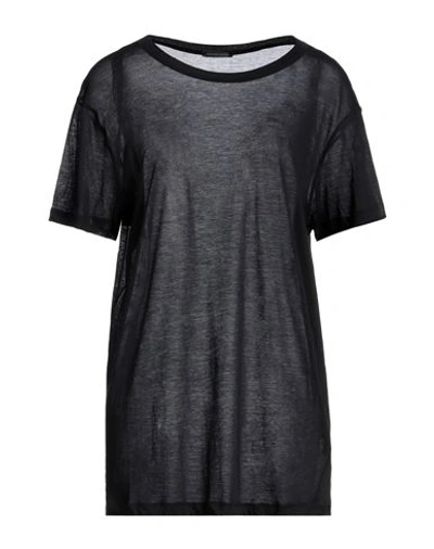 Ann Demeulemeester Woman T-shirt Black Size M Cotton