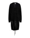 BURBERRY BURBERRY WOMAN OVERCOAT & TRENCH COAT BLACK SIZE M WOOL, CASHMERE, POLYAMIDE