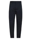 Emporio Armani Man Pants Midnight Blue Size 38 Elastomultiester, Polyester, Cotton In Blue