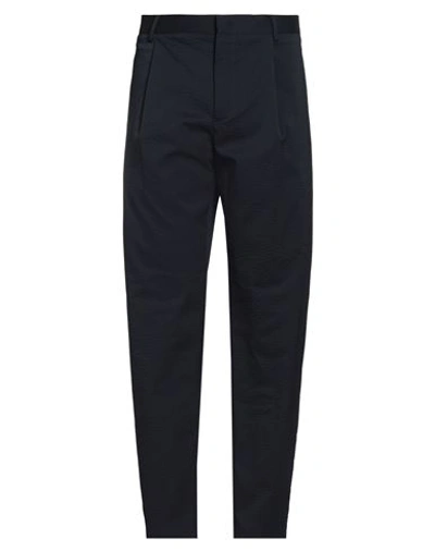 Emporio Armani Man Pants Midnight Blue Size 36 Elastomultiester, Polyester, Cotton