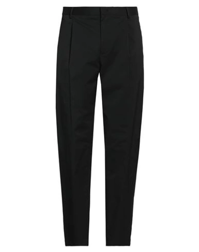 Emporio Armani Man Pants Black Size 36 Elastomultiester, Polyester, Cotton
