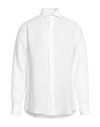 BRUNELLO CUCINELLI BRUNELLO CUCINELLI MAN SHIRT WHITE SIZE XL LINEN, COTTON