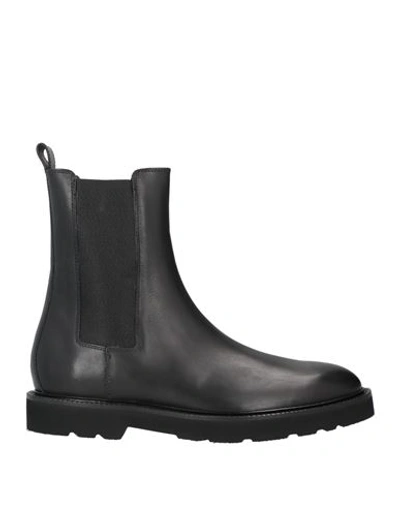 Paul Smith Man Ankle Boots Black Size 9 Calfskin