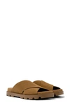 Camper Brutus Slide Sandal In Medium Brown
