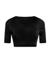 THE ROW THE ROW WOMAN T-SHIRT BLACK SIZE M POLYESTER