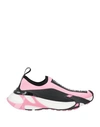 Dolce & Gabbana Dolce & Gabanna Women's Color Block Slip On Sneakers In Pink