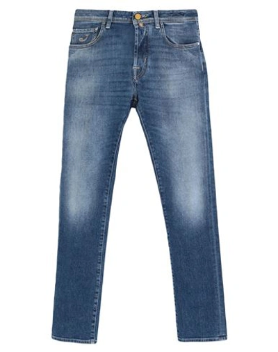 Jacob Cohёn Man Jeans Blue Size 30 Cotton, Elastane, Polyester