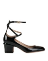 Valentino Garavani Woman Pumps Black Size 9 Soft Leather In Black