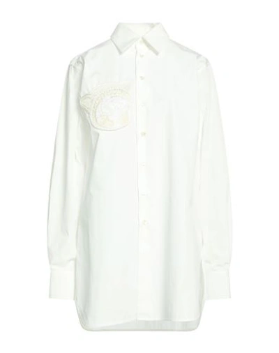 Stella Mccartney Woman Shirt White Size 6-8 Cotton