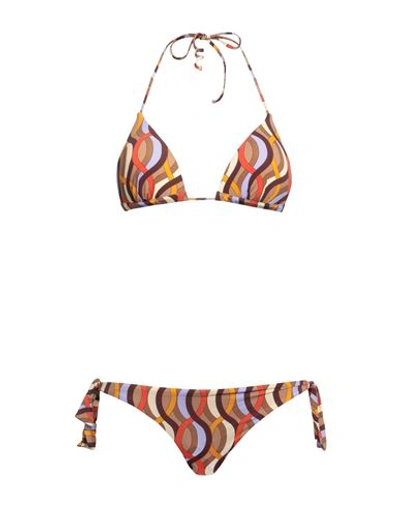 Siyu Woman Bikini Light Brown Size 12 Polyamide, Elastane In Beige
