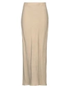 Brunello Cucinelli Slit Skirt In Beige