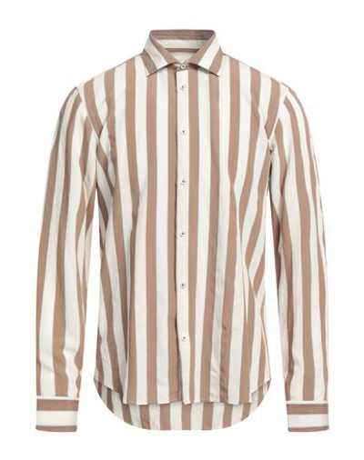 Manuel Ritz Shirt  In Beige