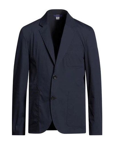 Ps By Paul Smith Ps Paul Smith Man Blazer Navy Size S Cotton, Nylon, Elastane In Navy Blue