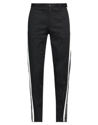 Dolce & Gabbana Man Pants Black Size 36 Cotton, Polyamide, Elastane