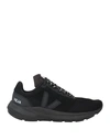 Veja Woman Sneakers Black Size 8 Textile Fibers In Black