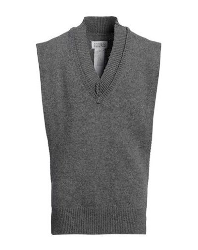 Maison Margiela Man Sweater Grey Size L Wool