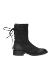 FIORENTINI + BAKER FIORENTINI+BAKER WOMAN ANKLE BOOTS BLACK SIZE 8 LEATHER