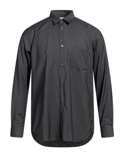 Comme Des Garçons Shirt Man Shirt Lead Size Xl Wool In Grey