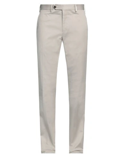 Ferragamo Man Pants Light Grey Size 32 Cotton, Elastane