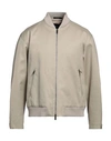 Emporio Armani Man Jacket Beige Size 42 Cotton In Beige