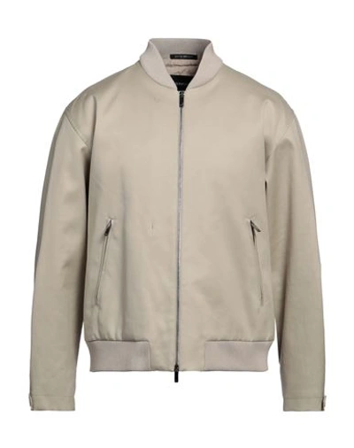 Emporio Armani Man Jacket Beige Size 42 Cotton