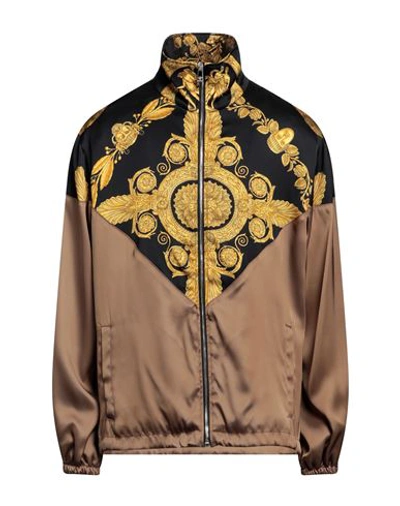 Versace Barocco Track Jacket In Multi