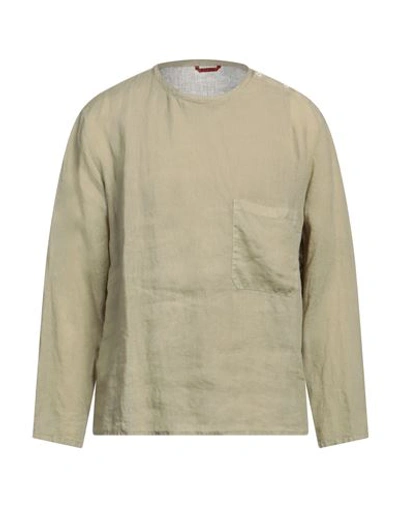 Barena Venezia Barena Man T-shirt Sage Green Size 42 Linen