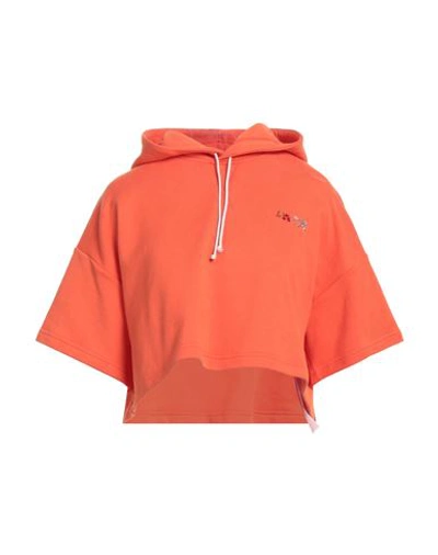 Marni Woman Sweatshirt Orange Size 2 Cotton