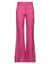 Chloé Wool Flared Pants In Purple