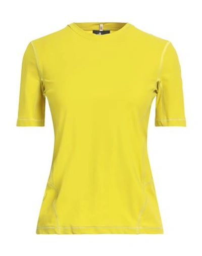 Moncler Grenoble Woman T-shirt Lime Green Size M Polyamide, Elastane