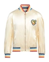 CASABLANCA CASABLANCA MAN JACKET IVORY SIZE L SILK