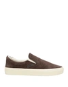 Tom Ford Man Sneakers Brown Size 10.5 Bull Skin