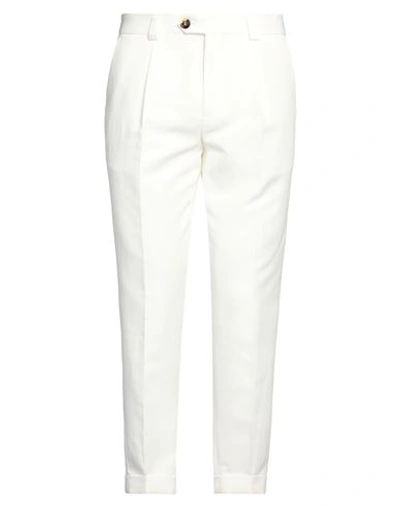 Brunello Cucinelli Man Pants White Size 44 Linen, Cotton