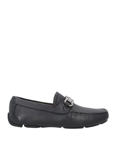 Ferragamo Man Loafers Black Size 6.5 Calfskin
