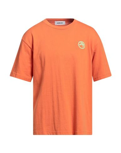 Ambush Man T-shirt Orange Size M Cotton