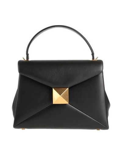 Valentino Garavani Woman Handbag Black Size - Soft Leather In Black