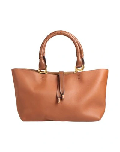 Chloé Woman Handbag Tan Size - Bovine Leather In Brown