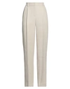 Brunello Cucinelli Woman Pants Beige Size 6 Linen, Cotton