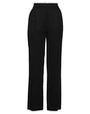 Brunello Cucinelli Woman Pants Black Size 14 Linen, Cotton