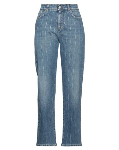 Stella Mccartney Woman Jeans Blue Size 31 Cotton, Elastane