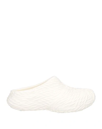 Emporio Armani Man Mules & Clogs White Size 12 Rubber