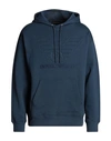 Emporio Armani Man Sweatshirt Navy Blue Size Xl Cotton